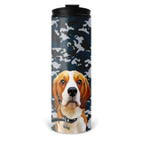 Personalized Pet Skinny Tumbler 16oz - Camouflage