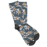 Personalized Pet Face Socks - Camouflage