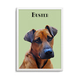 Personalized Pet Color Portrait Prints