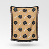 Personalized Pet Face Woven Blanket