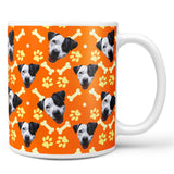 Personalized Dog Bone Pattern Mug