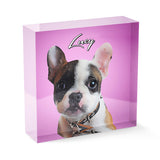 Personalized Pet Acrylic Block - Color