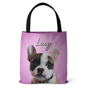 Personalized Dog Tote Bag