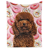 Personalized Pet Blanket - Donuts