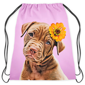 Personalized Pet Drawstring Bag