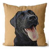 Personalized Pet Portrait Woven Pillow