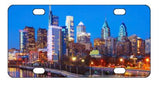 Philadelphia Skyline License Plate