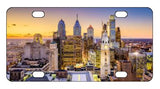 Philadelphia Skyline License Plate