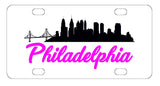 Philadelphia Skyline License Plate