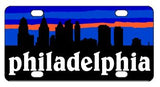 Philadelphia Skyline License Plate