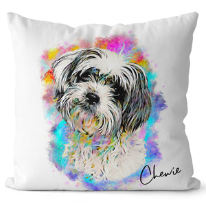 Personalized Pet Pillow - Neon Color Style