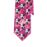 Personalized Pet Face Necktie - Color Swirl