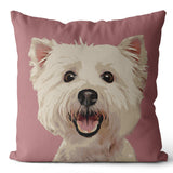 Personalized Pet Portrait Woven Pillow