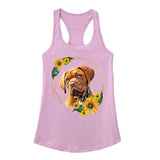 Personalized Sunflower Pet Tank Top