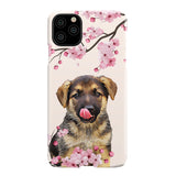 Personalized Cherry Blossom Pet iPhone Case