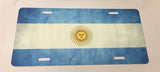 Argentina Flag License Plate