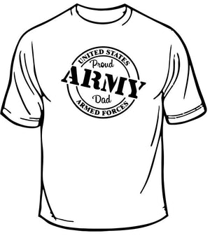 Proud Army Dad T-Shirt