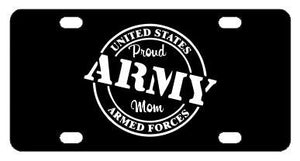 Proud Army Mom License Plate