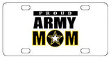 Proud Army Mom License Plate