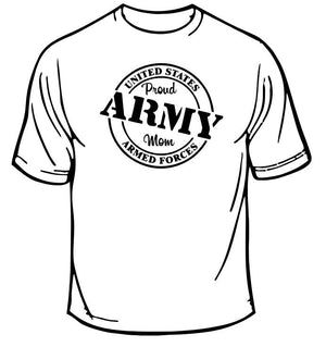 Proud Army Mom T-Shirt