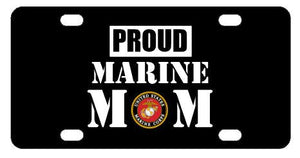 Proud Marine Mom License Plate