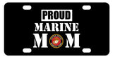 Proud Marine Mom License Plate