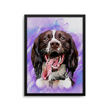 Personalized Pet Portrait Prints - Watercolor Illustration