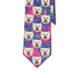 Personalized Pet Face Necktie - Color Swirl