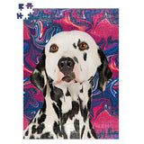 Personalized Pet Jigsaw Puzzle - Color Swirl