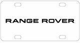 Range Rover License Plate