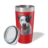 Personalized Dog Ringneck Travel Tumbler 20oz