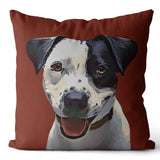 Personalized Pet Portrait Woven Pillow