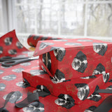 Personalized Pet Holiday Wrapping Paper - Pine Cones