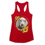 Personalized Sunflower Pet Tank Top