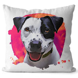 Personalized Pet Portrait Pillow - Watercolor Style