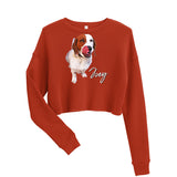 Personalized Pet Crop Sweatshirt