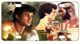 Rocky Balboa Collage License Plate