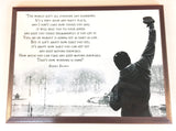 Rocky Balboa Quote Plaque