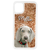 Personalized Dog Liquid Glitter Case