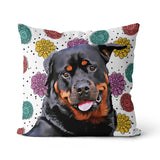 Personalized Pet Fun Flower Pillow