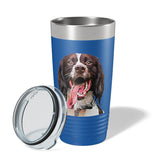 Personalized Dog Ringneck Travel Tumbler 20oz