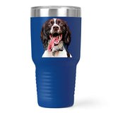 Personalized Dog Ringneck Travel Tumbler 30oz