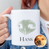 Personalized Pet Nose Print Mug