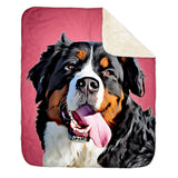 Personalized Pet Sherpa Blanket