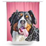 Personalized Pet Portrait Shower Curtain