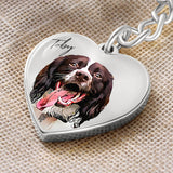 Personalized Pet Keychain - Heart