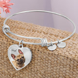 Personalized Luxury Pet Bangle - Heart