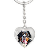 Personalized Pet Keychain - Heart