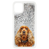 Personalized Dog Liquid Glitter Case