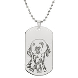 Personalized Luxury Pet Necklace - Engraved Dog Tag